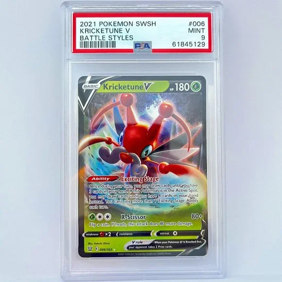Pokemon | Toys | Psa 9 Kricketune V Mint 663 Swsh Battle Styles Pokemon 61845129 | Poshmark Pokemon | Toys | Psa 9 Kricketune V Mint 663 Swsh Battle Styles Pokemon 61845129 | Poshmark